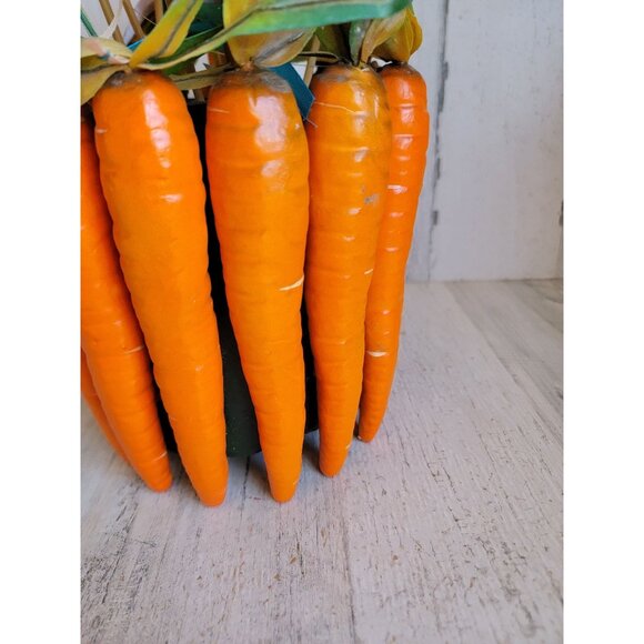 Styrofoam Easter carrot centerpiece rabbit egg glitter vintage unique decor - Picture 6 of 13